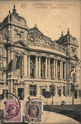 Anvers Opéra, rue de Chambéry Bruxelles Postcard