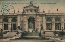 Le Quadrige et Entrée Principale Brussels, Belgium Postcard Postcard Postcard