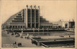 Le Grand Palais, Carte officielle the l'Exposition a Bruxelles 1935 Brussels, Belgium Postcard Postcard Postcard