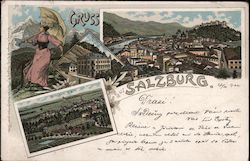 Salzburg Austria Postcard Postcard Postcard