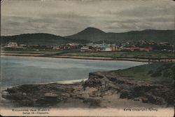 View of City From Harbour Postcard