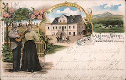 Gruus aus poss Wien in Frazendorf Franzendorf, Austria Postcard Postcard Postcard