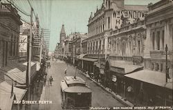 Hay Street, Perth Postcard