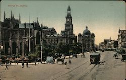 George St., Sydney Australia Postcard Postcard Postcard