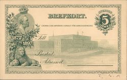 Brefkort 1872- 1897 Postcard