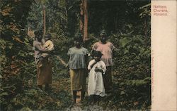 Natives from Chorera Panama Postcard Postcard Postcard