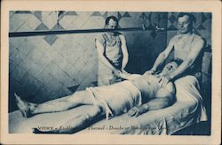 Etblissemente Thermal - Douche et Massage sous l'eante Postcard
