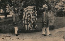 Néris-les-Bains - Les Porteurs Postcard