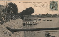 Charenton - Les Joutes à la Lance Postcard