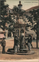 Aix-Les-Bains - La Fontaine Postcard