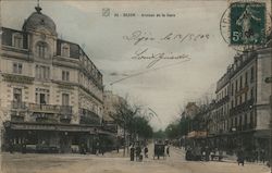 Avenue de la Gare Postcard