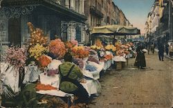 Le Marche aux Fleurs Postcard