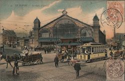 Le Havre - La Gare Postcard