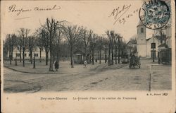 La Grande Place et la Station du Tramway Postcard
