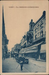 Rue Oborobs Clémenceru Postcard