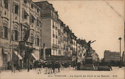 Le Carré du Port et la Mairie Toulon, France Postcard Postcard Postcard