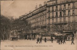 Boulevard de Strasbourg, Place Notre-Dame Postcard