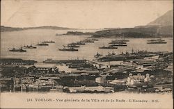 Rue Générale de la Ville et de la Rade Postcard