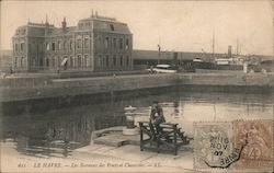 Les Bureaux des Ponts et Chaussées Le Havre, France Postcard Postcard Postcard