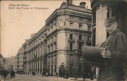 Ville de Paris - Hôtel des Postes et Télégraphes Postcard