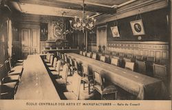 Ecole Centrale des Arts et Manufactures--Salle du Conseil Postcard