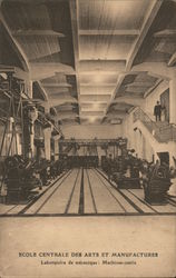 École Centrale des Arts et Manufactures - Laboratoire de Mácanique Postcard