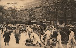 Les Halles la Matin Postcard