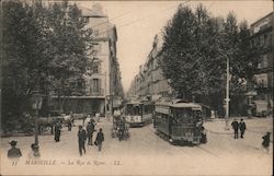 La Rue de Rome Marseilles, France Postcard Postcard Postcard