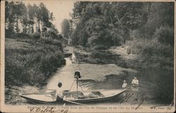 Environs de Meaux - Petit Bras de I'lle de Chappe et de I'lle du Moulin Postcard