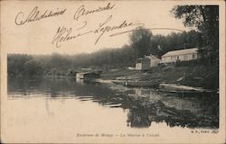 Environs de Meaux - La Marne à Condé Postcard