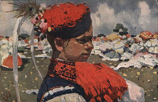 Man in Czech Clothes Czechoslovakia