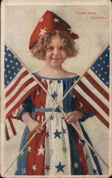 Young Miss Columbia Patriotic