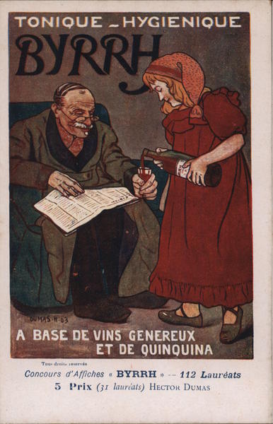 Byrrh A Base de Vins Genereux Et de Quinquina Hector Dumas