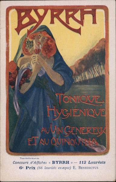 Tonique Hygiénique - Au Vin Generev et au Quinquina France