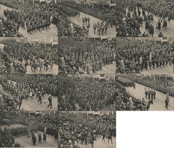 Lot of 11: Funeral of King Albert I, 1934 Postcard