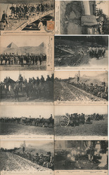 Lot of 10: WWI France, Africa, Romania Postcard
