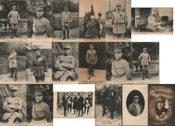 Lot of 18: French Military Officers, Generals Postcard
