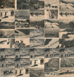 Lot of 40: French Military in the Alps Postcard