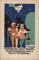 Wishing You Good Health. Great Happiness and a Merry Christmas.. Postcard