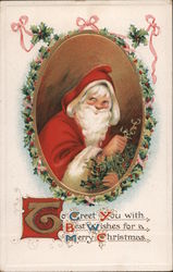 To Greet You With Best Wishes For a Merry Christmas Postcard