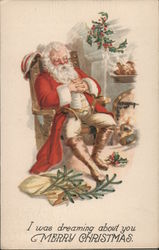 I Was Dreaming About You - Merry Christmas Postcard