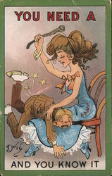 You Need a "Spanking" and You Know It DWIG Postcard Postcard Postcard
