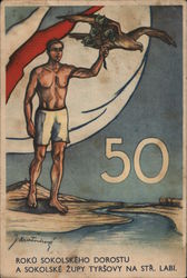 1934 Sokol Postcard