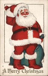 Santa Claus - A Merry Christmas Postcard