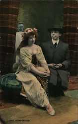 THE TEMPTATION. Postcard