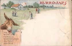 Burrojaps - The World's Famous Warranted Patent Shows Postcard