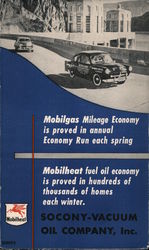 Socony-Vacuum Oil Company / Mobilgas / Mobilheat Postcard
