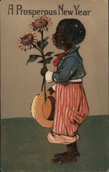 A Prosperous New Year Postcard