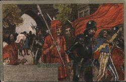 The Black Knight Has Been Caught France H. Schultz Postcard Postcard Postcard