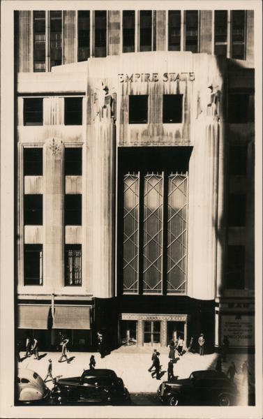 Front Entrance of Empire State Building New York